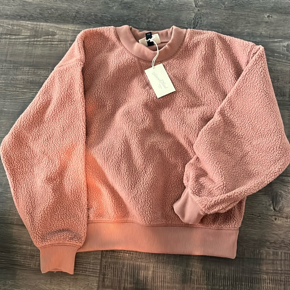 Universal threads shearling sweatshirt sz xs